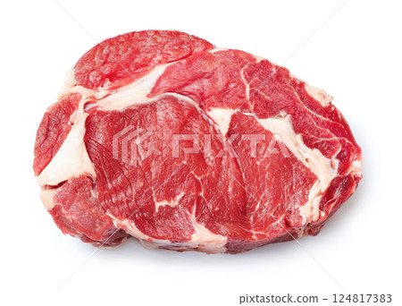 Beef rib eye steak 124817383