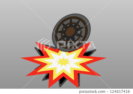 沙井內氣體爆炸 沙井內氣體爆炸 124817416