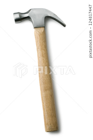 Hammer on white background 124817447