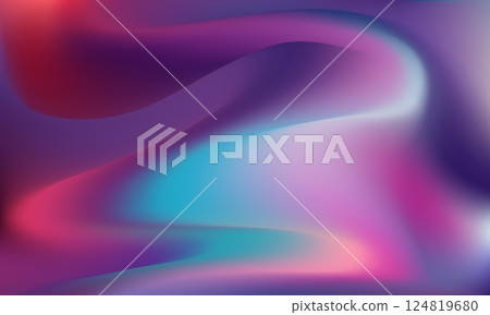 Vibrant abstract fluid gradient background. Smooth transitions 124819680
