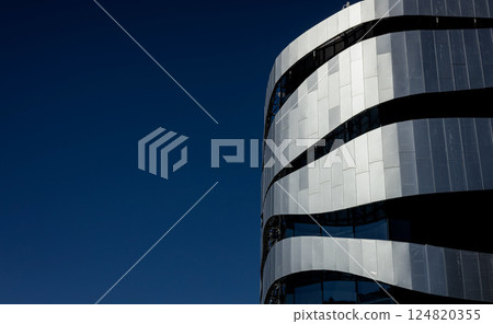 minimalistic metal architecture minimalistic metal architecture 124820355