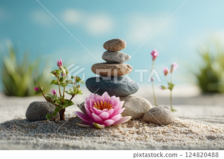 Finding silence and harmony in nature 124820488