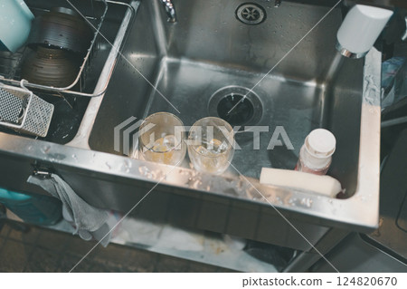 玻璃杯 玻璃 廚房 124820670
