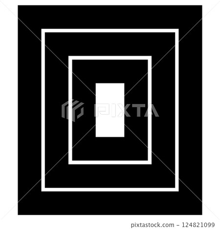 This is the family crest. It is a vertically long three-nested box shape. 124821099