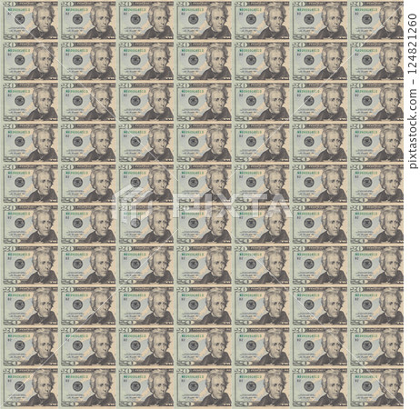 US President Jackson in the twenty-dollar bill US President Jackson in the twenty-dollar bill 124821260