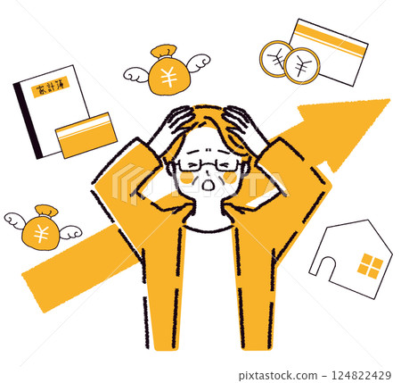 Seniors worried about lack of funds for retirement and rising prices Seniors worried about lack of funds for retirement and rising prices 124822429