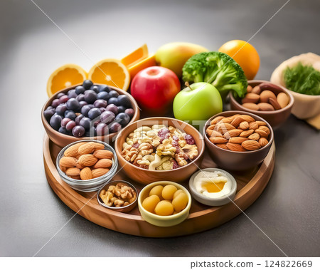 Healthy snacks image material 124822669