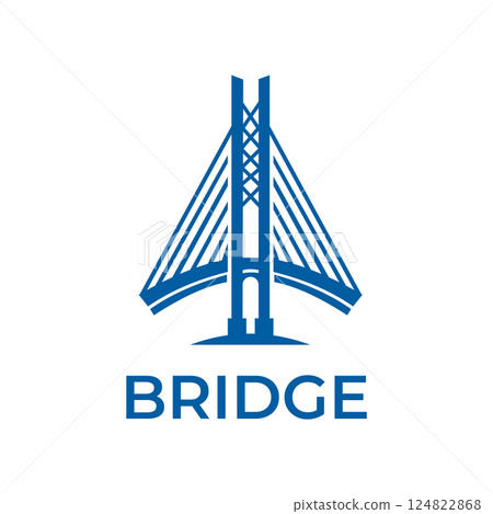 Bridge Silhouette Vector Illustration with Simple and Minimalist Design Style. Suitable for Architecture and Infrastructure Projects Bridge Silhouette Vector Illustration with Simple and Minimalist Design Style. Suitable for Architecture and Infrastructure Projects 124822868