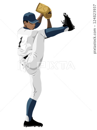 高中棒球“投手” 高中棒球“投手” 124823937