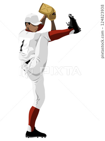 High school baseball "pitcher" 124823938