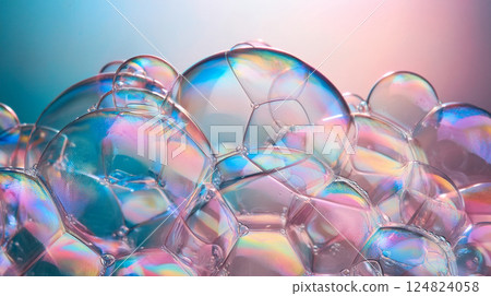 肥皂泡狀氣泡的圖像 124824058