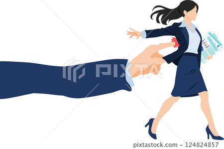 Nudge theory illustration Nudge theory illustration 124824857