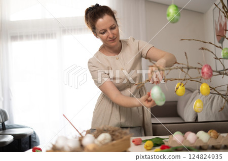 Engaging in Creative Easter Egg Decoration and Festive Celebration Activities with Joy Engaging in Creative Easter Egg Decoration and Festive Celebration Activities with Joy 124824935