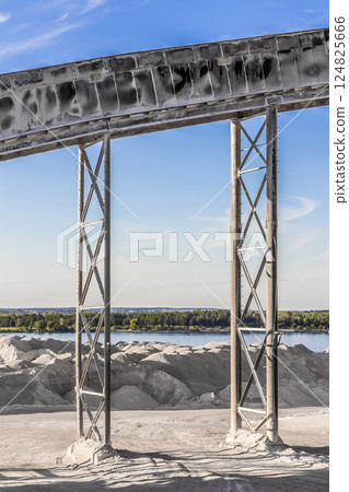 Part of a small cement factory 124825666