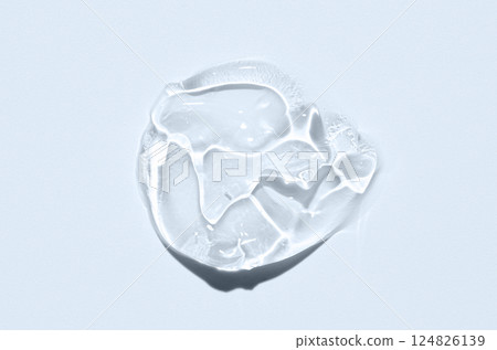 A sample of a moisturizing cosmetic cream or body gel. 124826139