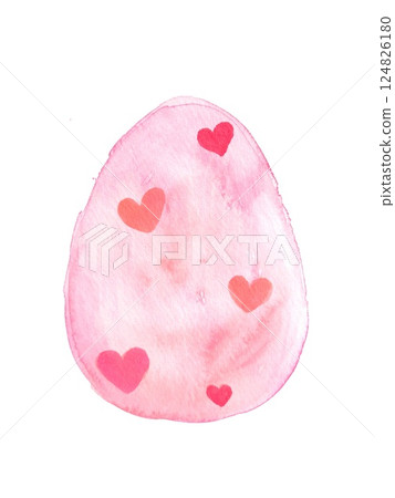 水彩心復活節彩蛋 水彩心復活節彩蛋 124826180