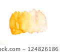 用紅色水彩顏料繪製的材料 124826186