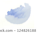 藍色水彩 124826188
