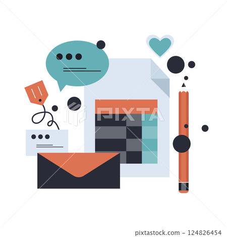 business, vector, work 124826454
