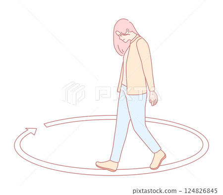 A Woman Walking in Circles A Deep Dive into Themes of Motion and Personal Reflection 124826845