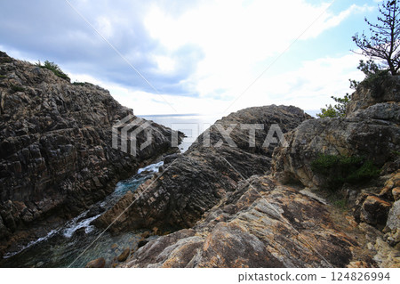 高知縣土佐清水市龍宮神社週邊的風景 124826994