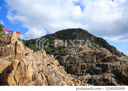 Scenery around Ryugu Shrine in Tosashimizu, Kochi Prefecture Scenery around Ryugu Shrine in Tosashimizu, Kochi Prefecture 124826999