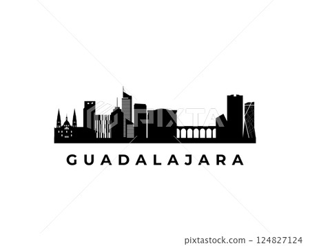 Vector Guadalajara skyline. 124827124