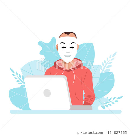 vector, hacking, computer 124827565
