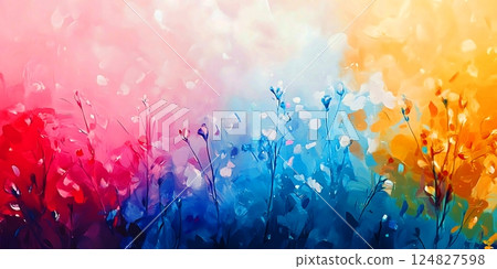abstract background with blots 124827598