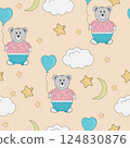 bear, vector, pattern 124830876