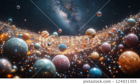 行星和宇宙 124831305