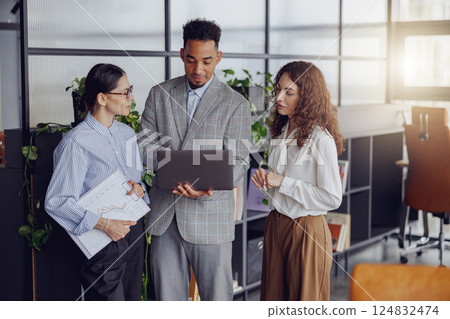An Engaging and Collaborative Business Meeting Involving a Variety of Diverse Professionals An Engaging and Collaborative Business Meeting Involving a Variety of Diverse Professionals 124832474