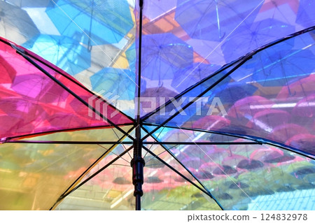 Colorful Colorful Umbrella Karakoro Koubou Vinyl Umbrella 島根 Colorful Colorful Umbrella Karakoro Koubou Vinyl Umbrella 島根 124832978