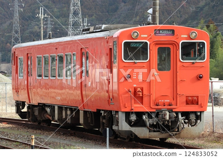 [J] Bantan Line Kiha 41 series (non-electrified section: Teramae ⇔ Wadayama) 124833052