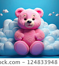 pink Teddybear 124833948
