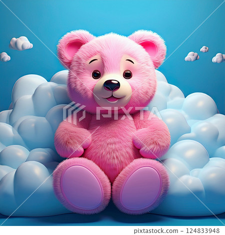 pink Teddybear pink Teddybear 124833948