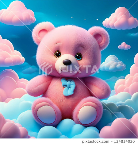 pink Teddybear 124834020