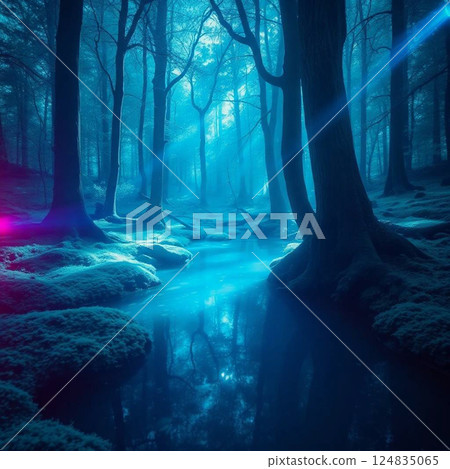 Fog wrapped in fog 124835065