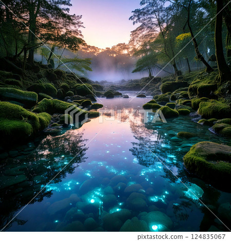 Mysterious Fountain 124835067