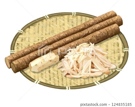 牛蒡根和牛蒡絲（附濾鍋） 124835185