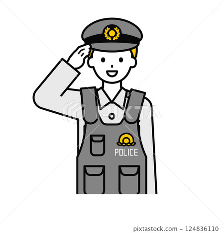 上半身pose_簡單警官男17 上半身pose_簡單警官男17 124836110