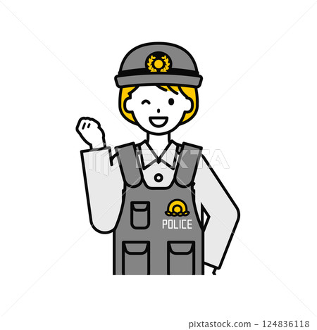 上身pose_簡單女警05 上身pose_簡單女警05 124836118