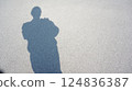 Human shadow 124836387