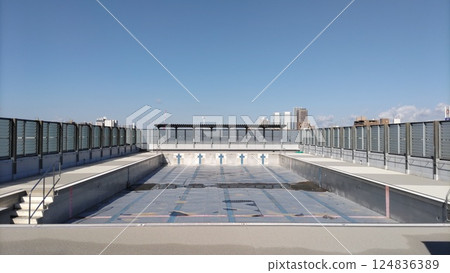 Swimming pool without water Swimming pool without water 124836389
