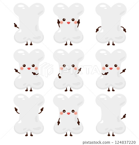 指向骨骼字元集 124837220