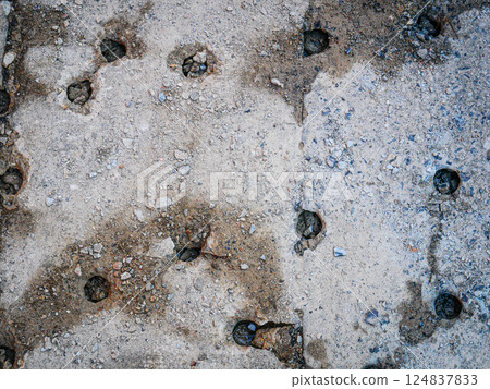 The Cement surface in construction area image Background concept. The Cement surface in construction area image Background concept. 124837833