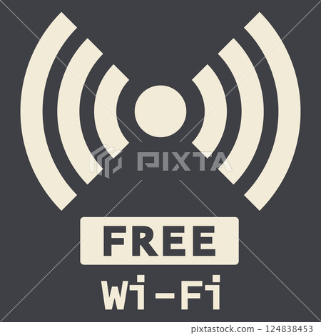 Illustration material bulletin board: Free Wi-Fi, network, internet, computer, mobile phone Illustration material bulletin board: Free Wi-Fi, network, internet, computer, mobile phone 124838453