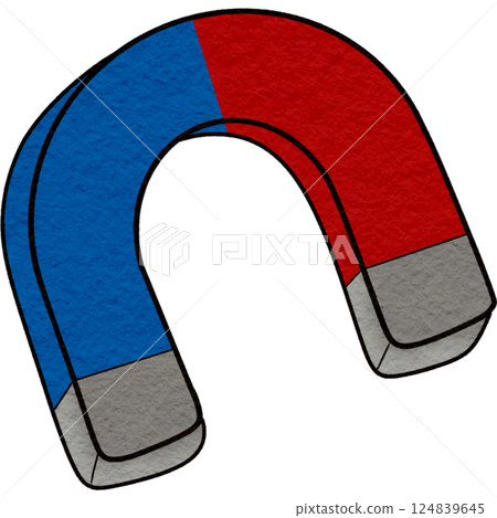 The illustration of a magnet The illustration of a magnet 124839645