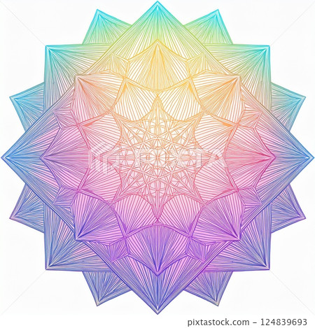 Mandala illustration 124839693