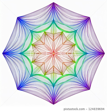 曼陀羅插圖 曼陀羅插圖 124839694